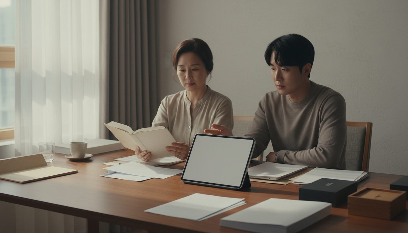상속 재산 확인