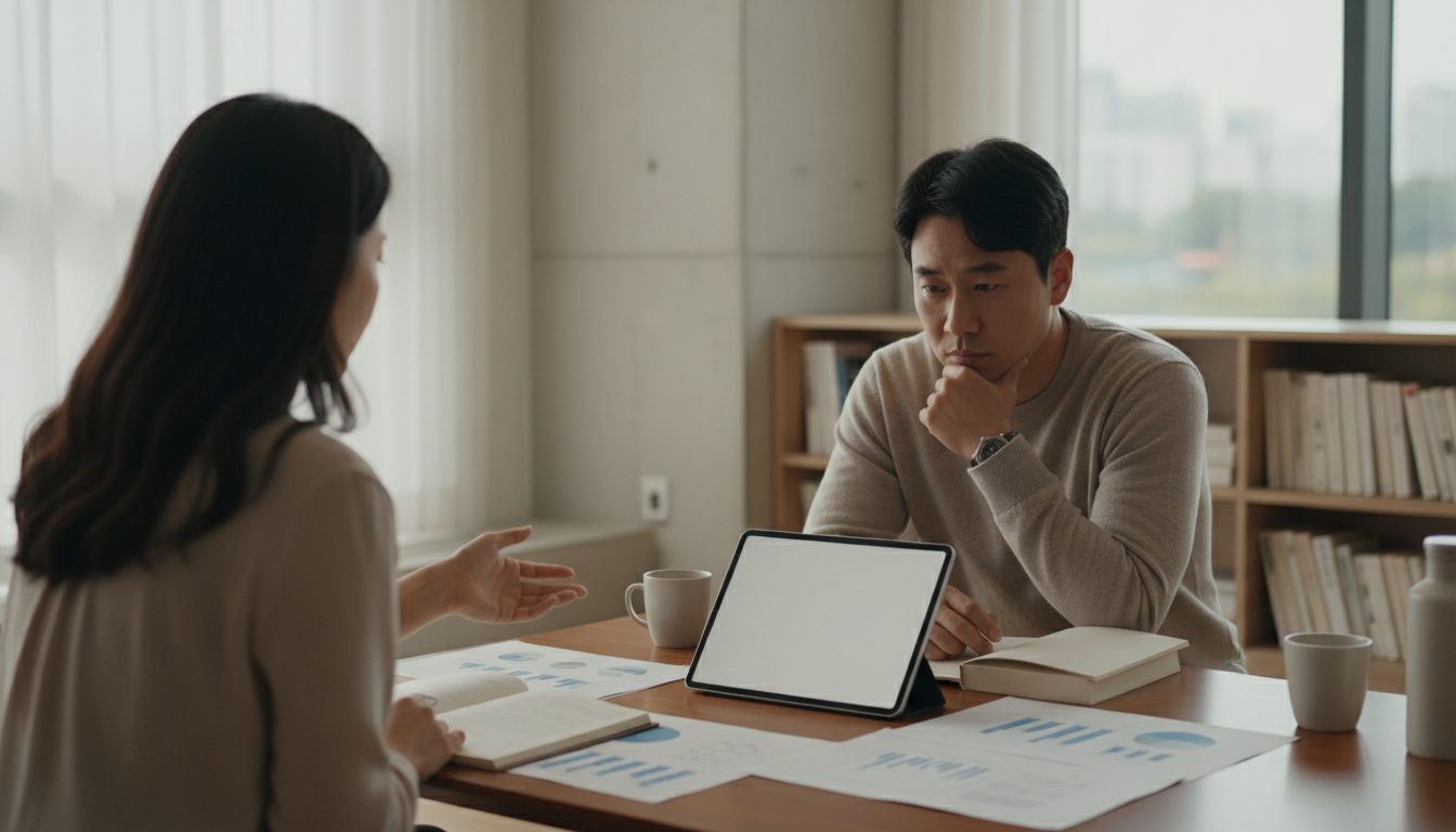 개인의 재정 상황 고려