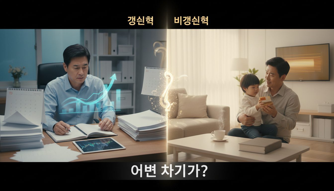 갱신형 vs 비갱신형, 어떤 차이가?