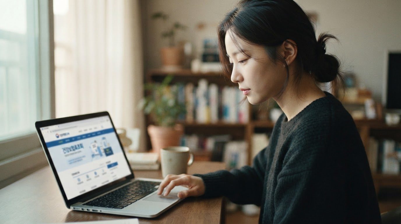 정부24 웹사이트에서 확인