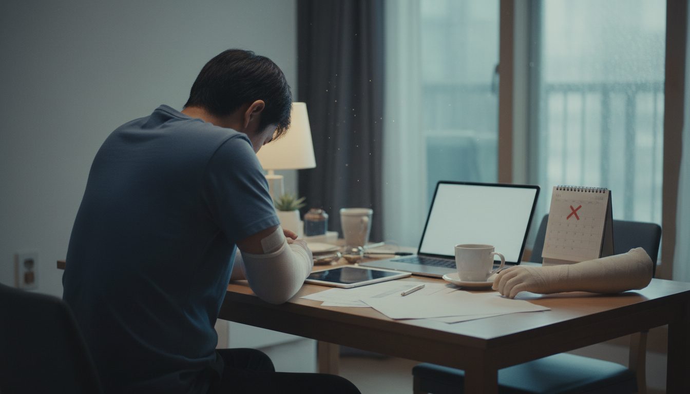 면책기간 중 발생한 사고